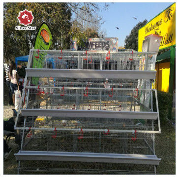 A-Type Broiler Battery Cage System for Poultry Farm Hot-Dip Galvanized A-Type Broiler Cage Manufacturer