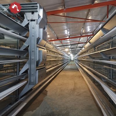 Yurtdışında mühendislik desteği ile Endüstriyel Sınıf H Tipi Katmanlı Pil Kafesleri