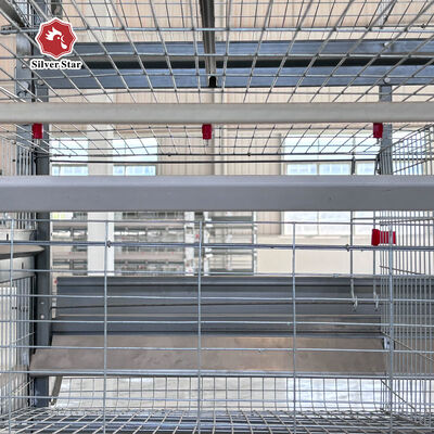 Poultry Layer Cage System High Capacity Poultry Solution Battery Cage for Layers